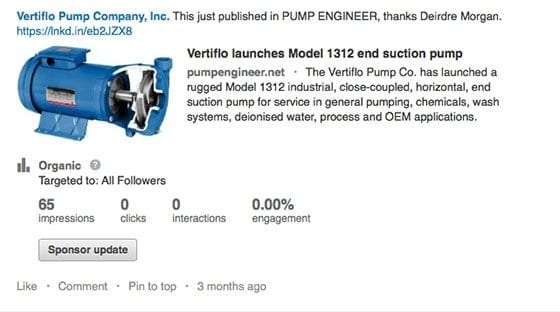 Industrial pr example for horizontal pumps - Vertiflo Launches Model 1312 end suction pump
