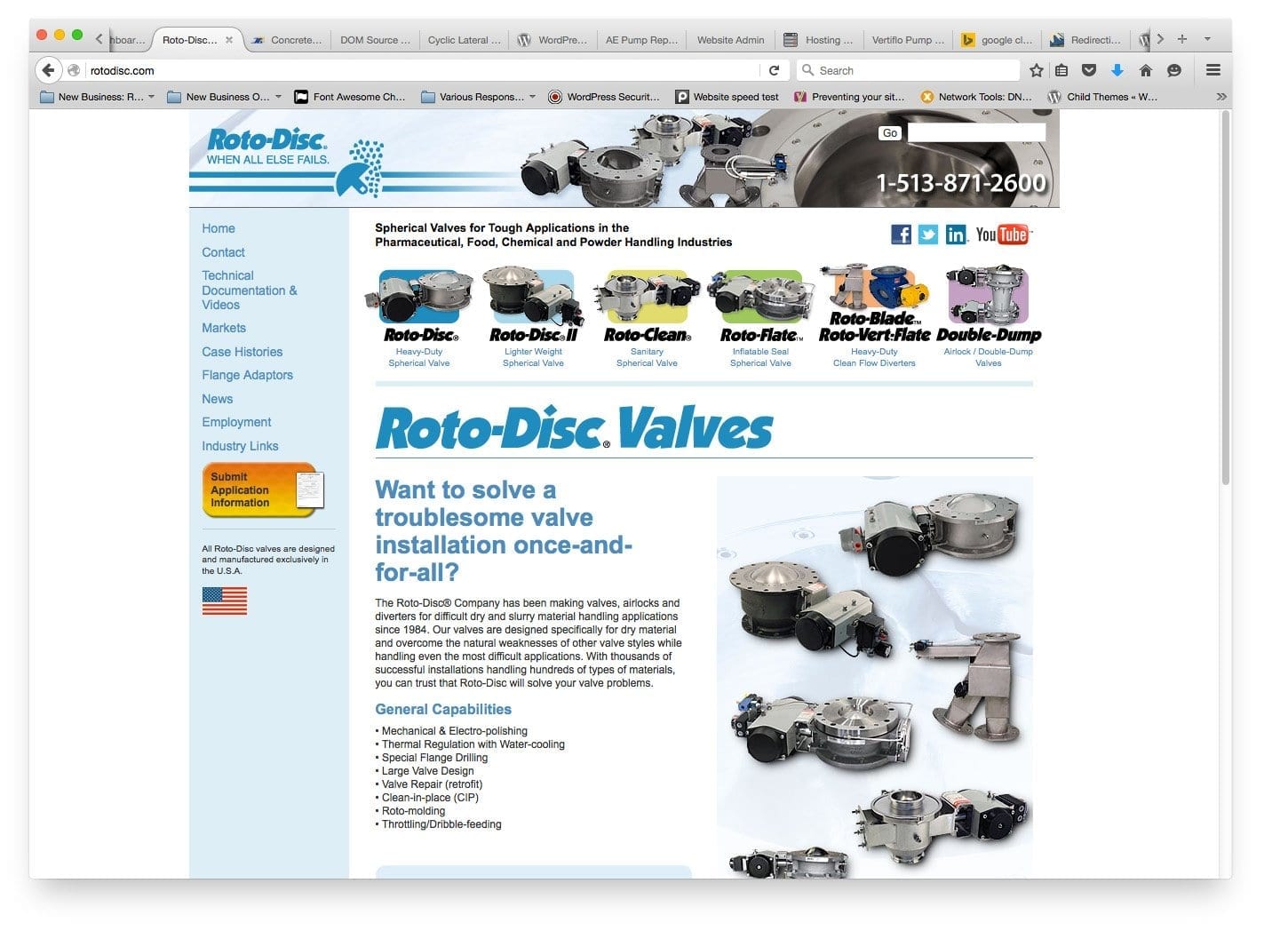 Web Design for Rotodisc Cincinnati