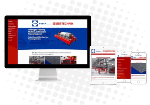 Industrial Centrifuges Website Design