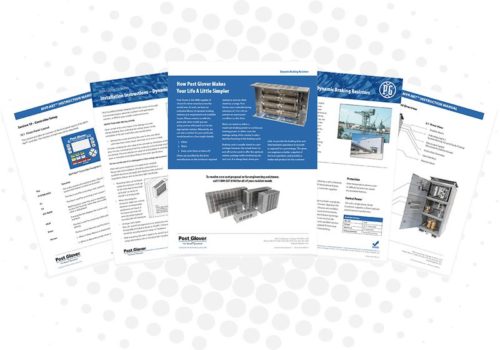Industrial Literature Design Example - Dynamic Braking Resistors Brochure