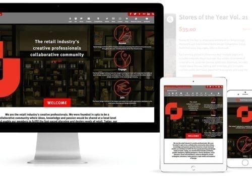 Membership Website And Business Association Website Design Screenshots.
